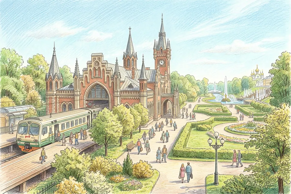 Как добраться до Петергофа из Петербурга